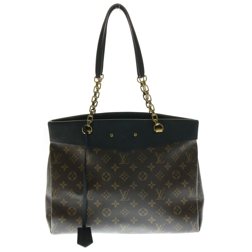 LOUIS VUITTON(ルイヴィトン) モノグラム パラスショッパー ハンドバッグ ショルダーバッグ ブラウン PVCレザー M51198