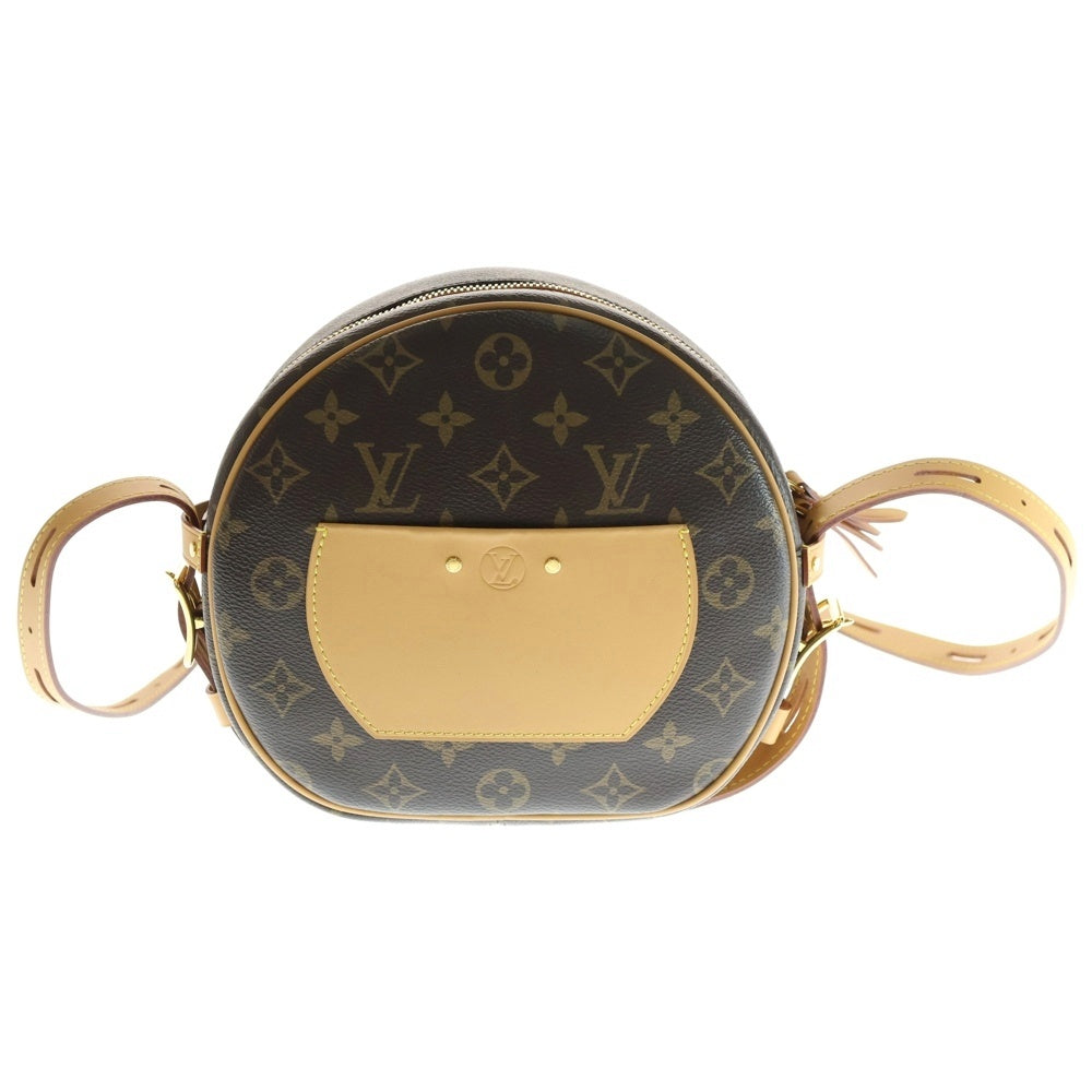 LOUIS VUITTON(ルイヴィトン) モノグラム ボワットシャポースープルMM ブラウン PVC ショルダーバッグ M45647
