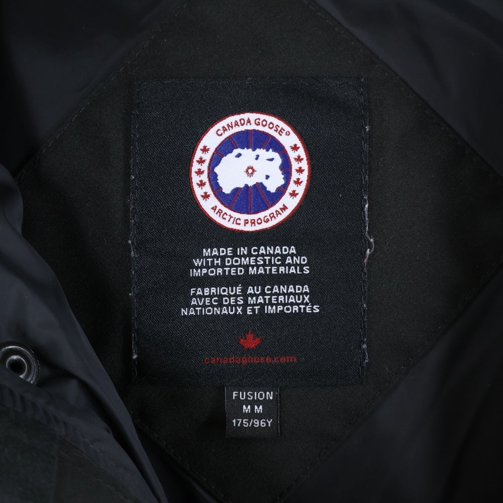 CANADA GOOSE(カナダグース) CARSON PARKA カーソン パーカー ファー フーデッド ジップアップ ダウンジャケット ブラック 3805MA