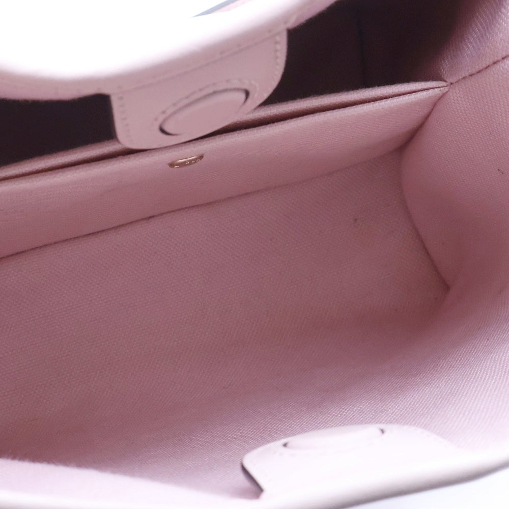 GUCCI(グッチ) GGエンブレム スモール バケットバッグ ショルダーバッグ ハンドバッグ 2WAY ピンク GGレザー 815118