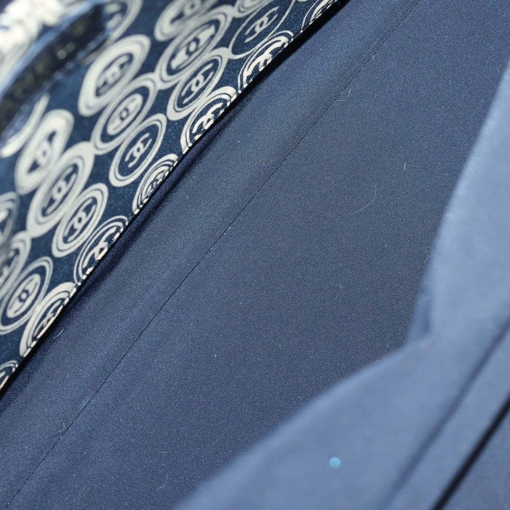 CHANEL(シャネル) ココマーク 総柄 キャンバス ブラック×ベージュ ハンドバッグ