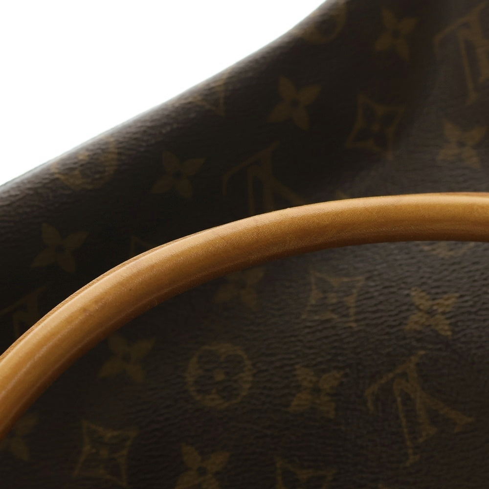 LOUIS VUITTON(ルイヴィトン) モノグラム ルーピングMM ハンドバッグ ワンショルダーバッグ ブラウン ゴールド金具 レザー×PVC M51146