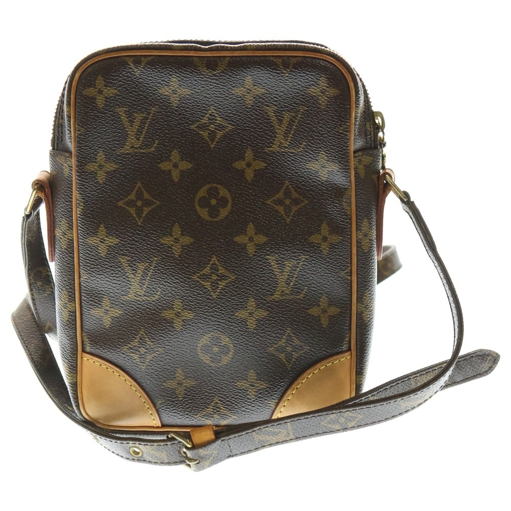 LOUIS VUITTON(ルイヴィトン) モノグラム アマゾン ショルダーバッグ ミニバッグ ブラウン レザー×PVC ゴールド金具 M45236