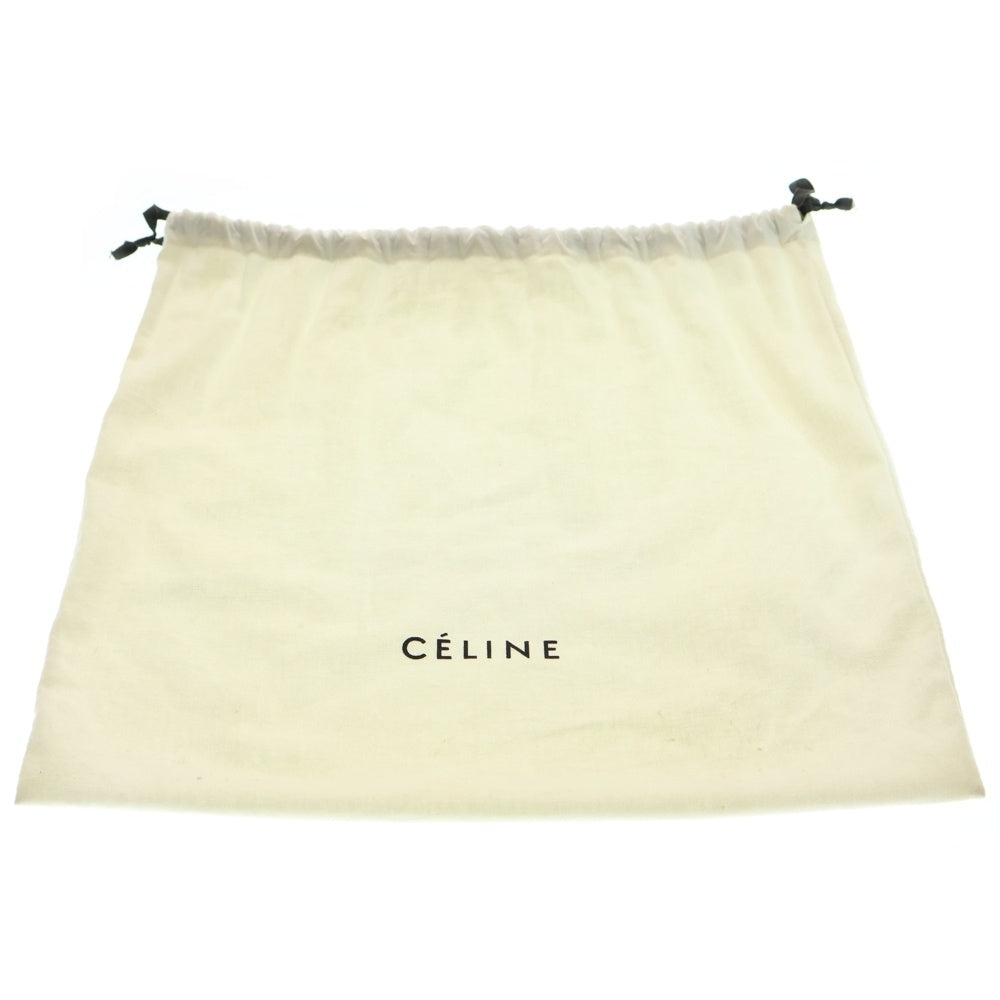 CELINE(セリーヌ) ラゲージ マイクロショッパー レザー ハンド トートバッグ ゴールド金具 ブラック
