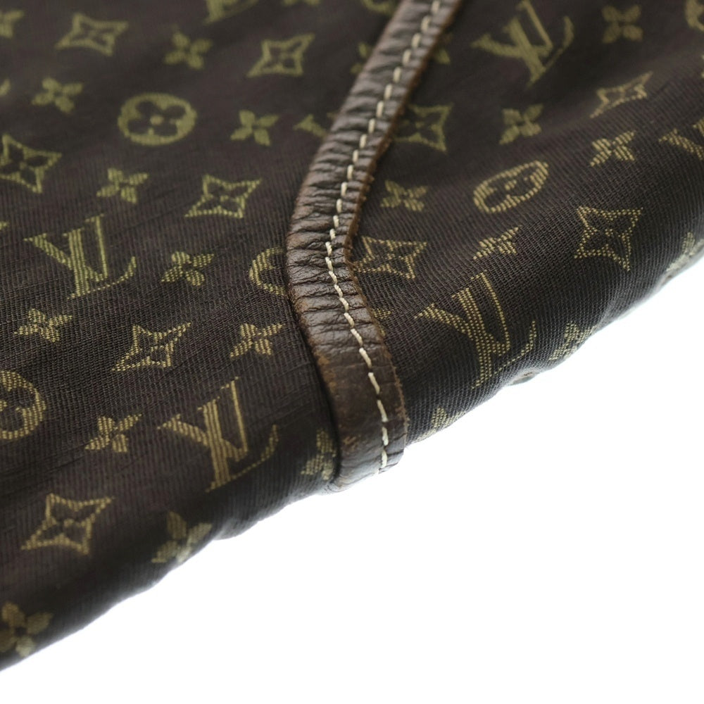 LOUIS VUITTON(ルイヴィトン) モノグラムミニラン マノンPM ハンドバッグ ワンショルダーバッグ ブラウン レザー ゴールド金具 M95621