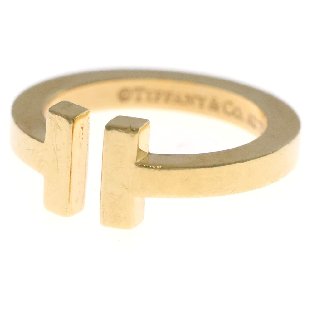 TIFFANY & Co.(ティファニー) Tスクエア リング Au750 K18 YG イエローゴールド 指輪