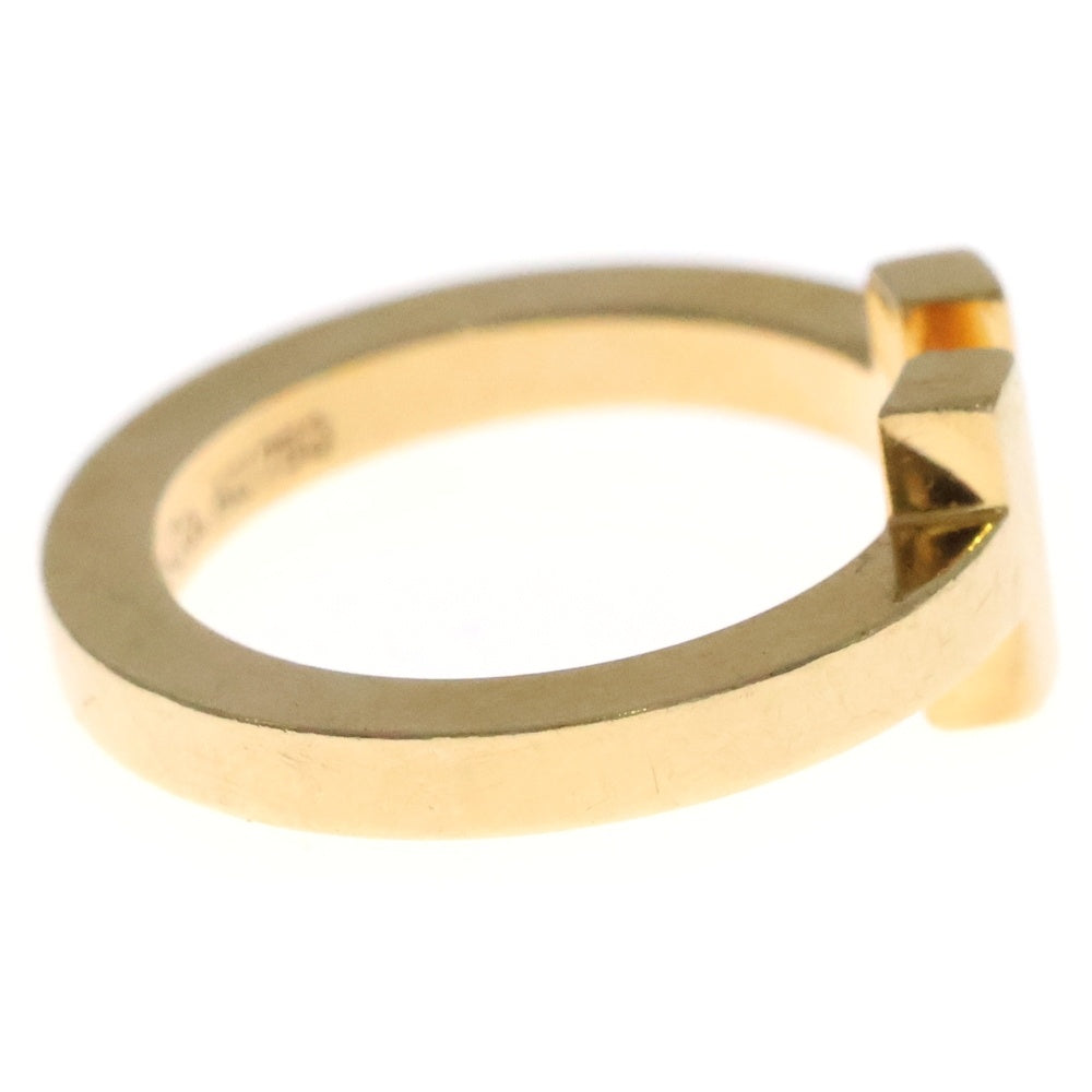 TIFFANY & Co.(ティファニー) Tスクエア リング Au750 K18 YG イエローゴールド 指輪