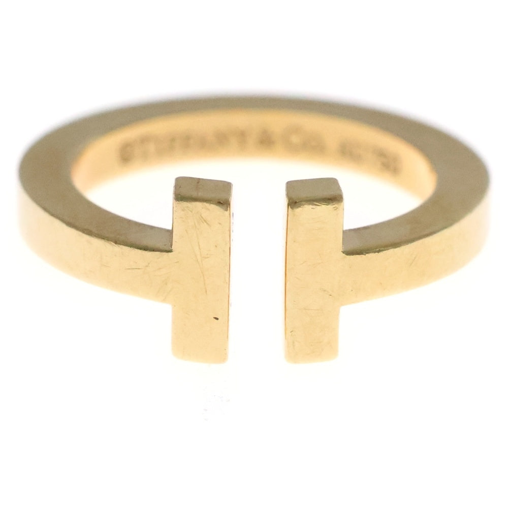 TIFFANY & Co.(ティファニー) Tスクエア リング Au750 K18 YG イエローゴールド 指輪