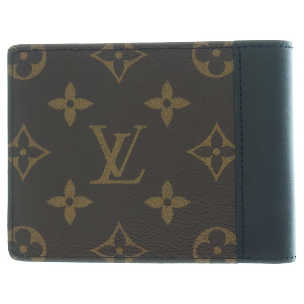 LOUIS VUITTON(ルイヴィトン) モノグラム ポルトフォイユミュルティプル 二つ折り財布 コンパクトウォレット コインケース ブラウン×ブラック M69408
