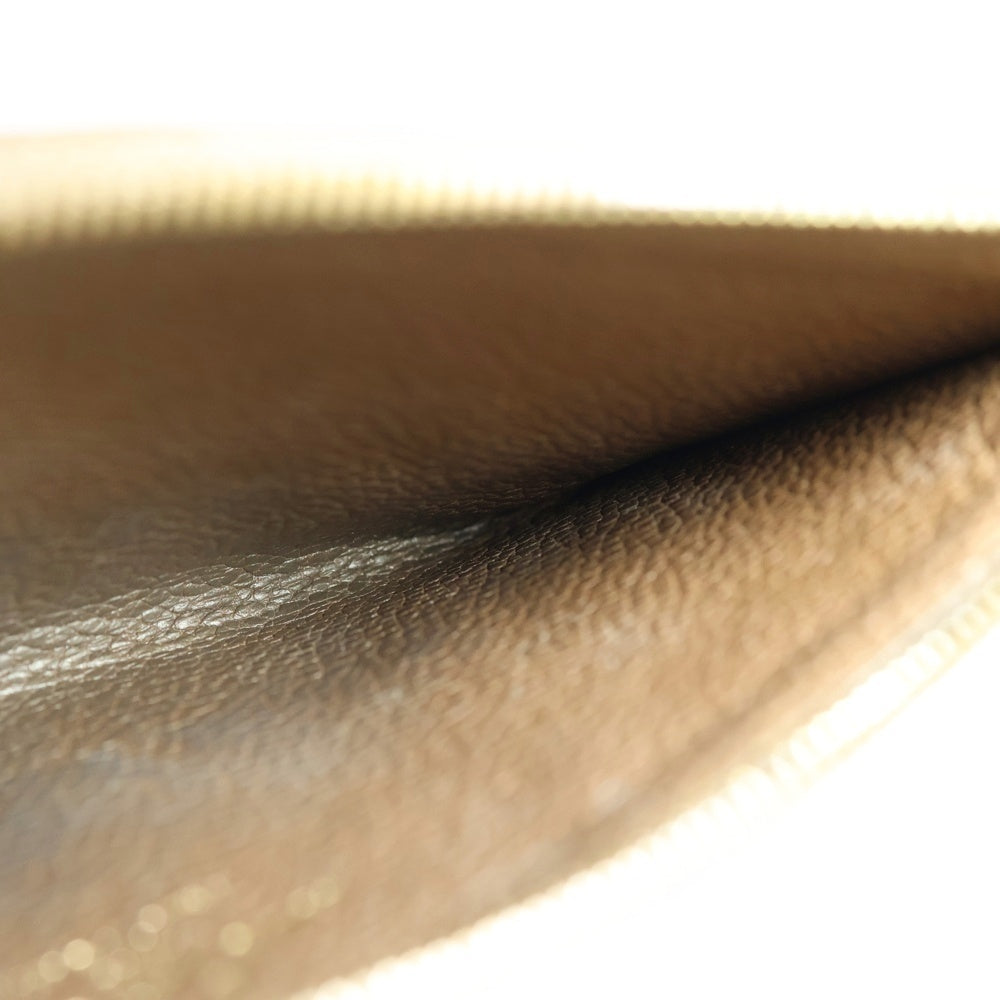 LOUIS VUITTON(ルイヴィトン) モノグラムアンプラント ブラウン レザー ポーチ