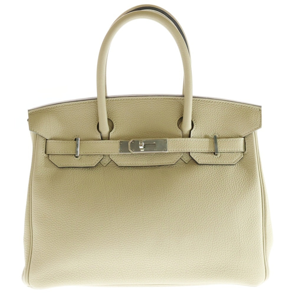 HERMES(エルメス) バーキン30 ハンドバッグ トレンチ トゴ シルバー金具 A刻印