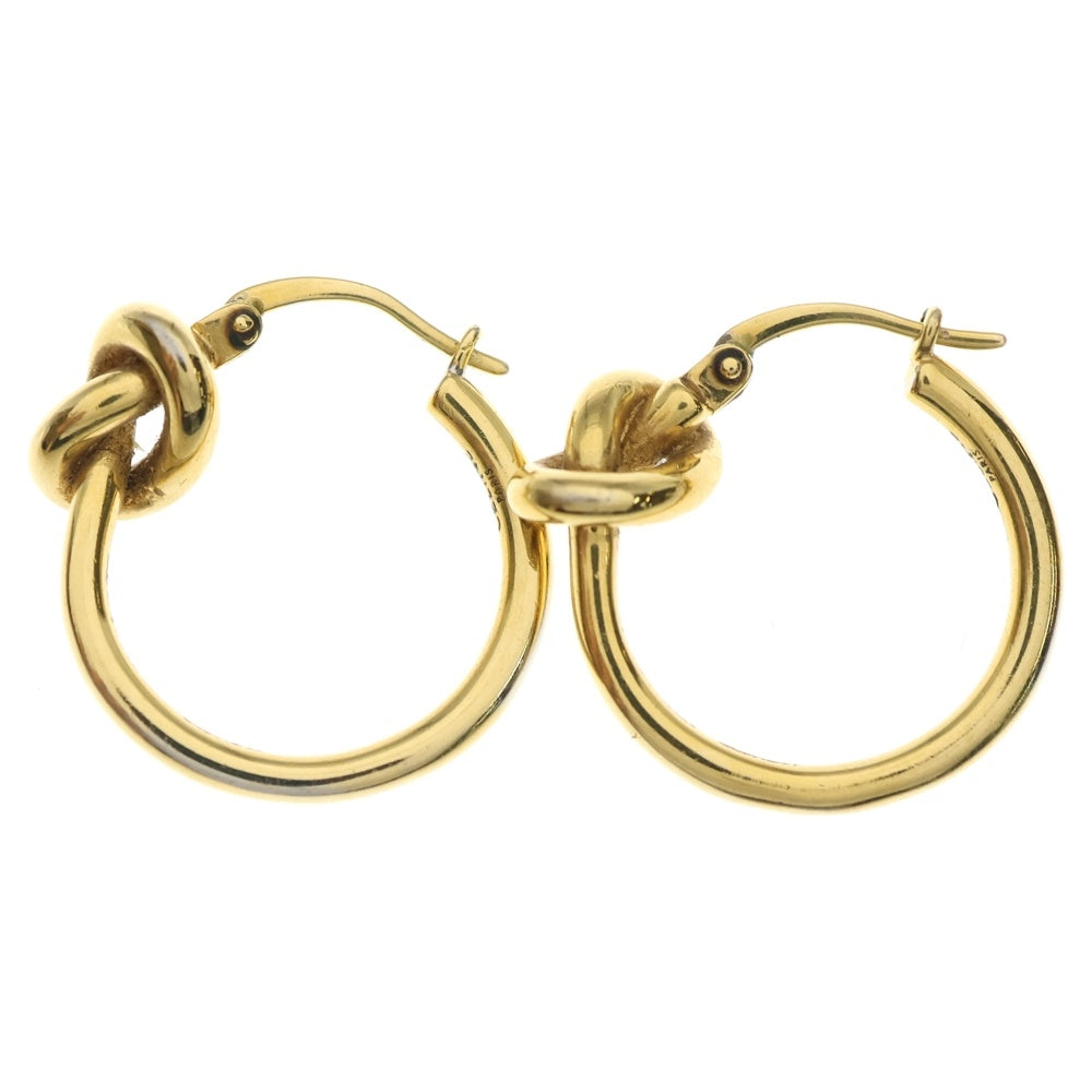 CELINE(セリーヌ) ノット スモールフープ ピアス ゴールド GP