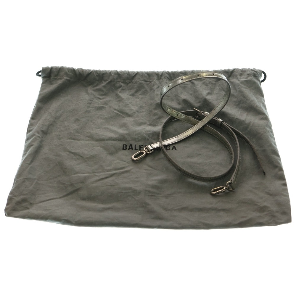 BALENCIAGA(バレンシアガ) アワーグラスXS 2WAYバッグ ショルダーバッグ ミニバッグ ハンドバッグ メタリック シルバー 592833