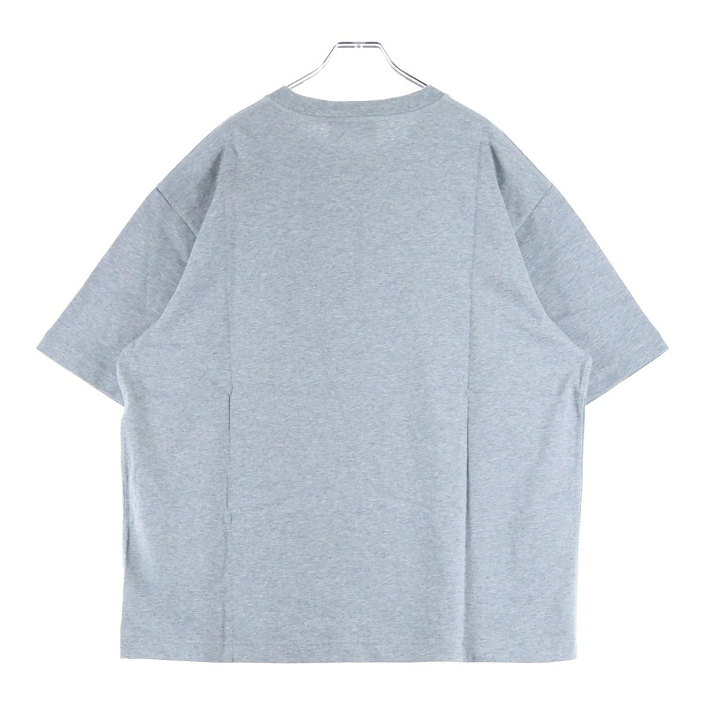 GUCCI(グッチ) 25SS ウェブストライプ ロゴプリントクルーネック半袖Tシャツカットソー グレー 784361 XJGM9