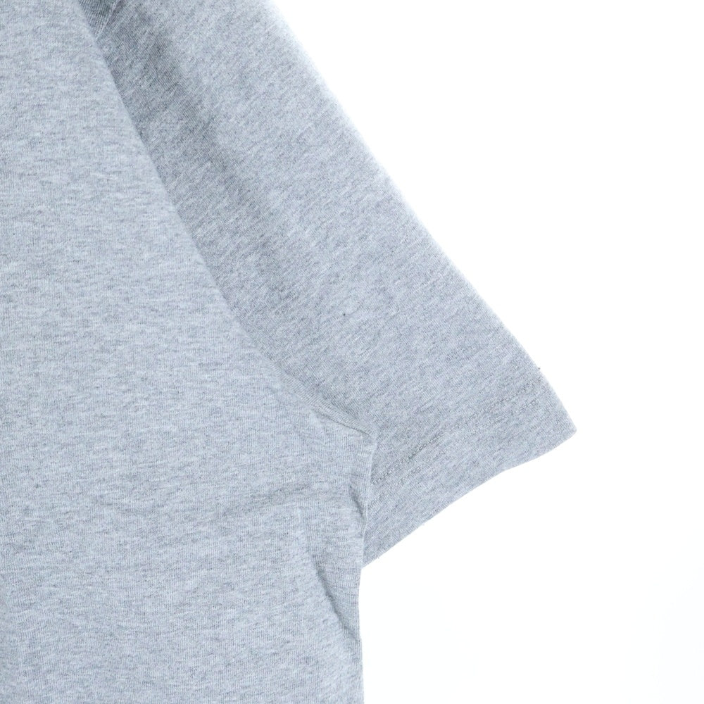 GUCCI(グッチ) 25SS ウェブストライプ ロゴプリントクルーネック半袖Tシャツカットソー グレー 784361 XJGM9