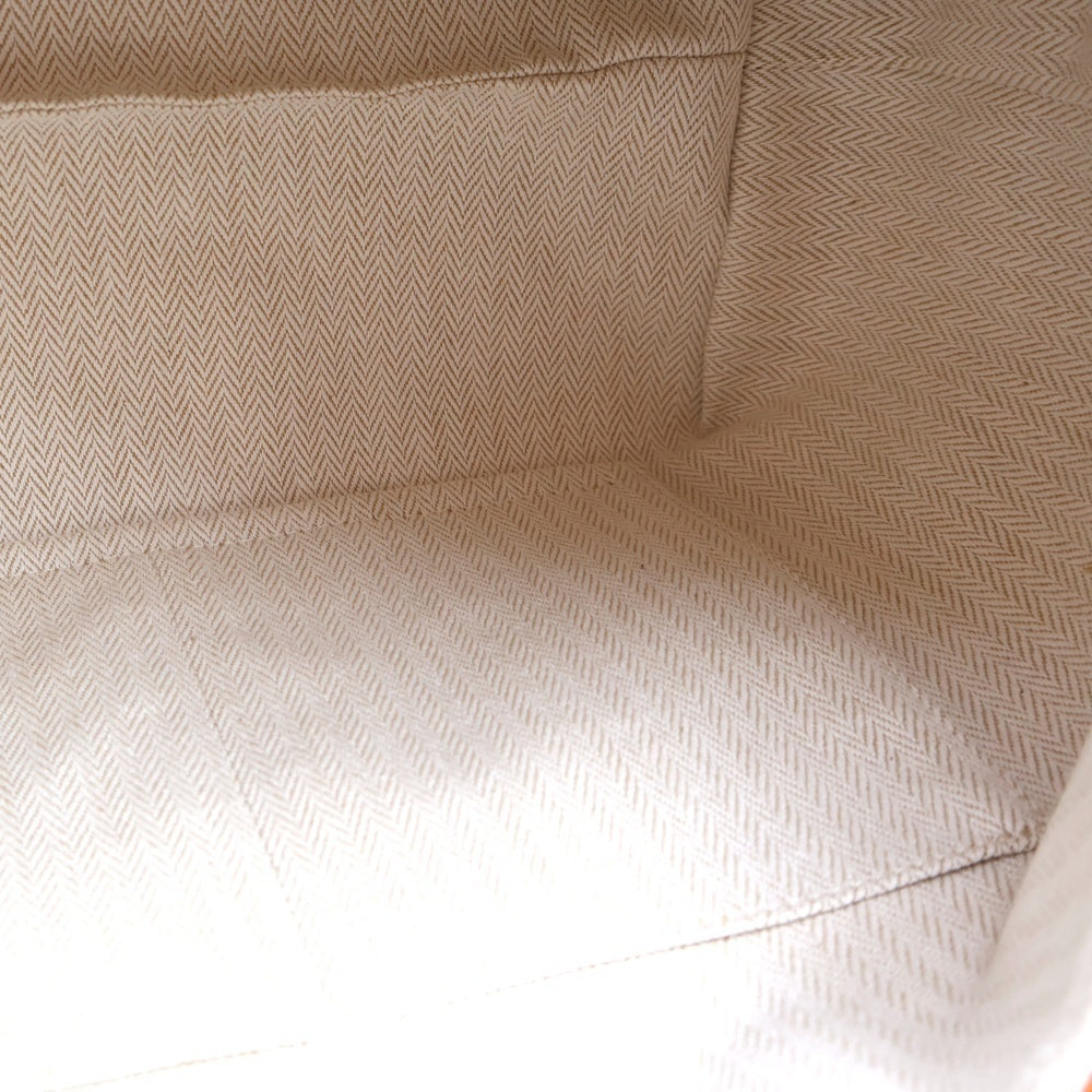 HERMES(エルメス) ブリッド ア ブラック ハンドバッグ オレンジ キャンバス ポーチ オレンジ コットン