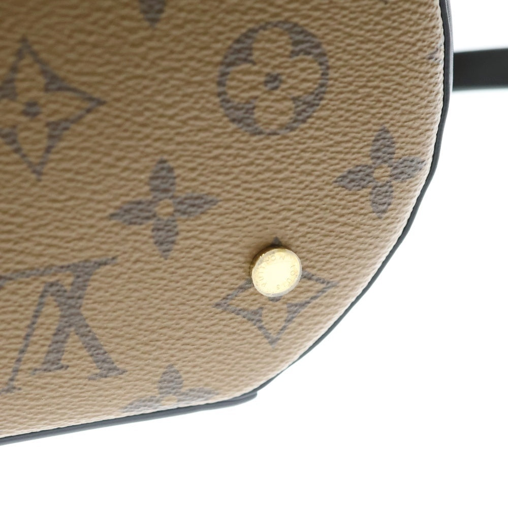 LOUIS VUITTON(ルイヴィトン) モノグラムリバース カンヌ 2WAYバッグ ショルダーバッグ ハンドバッグ ブラウン×ブラック レザー×PVC M43986 ゴールド金具