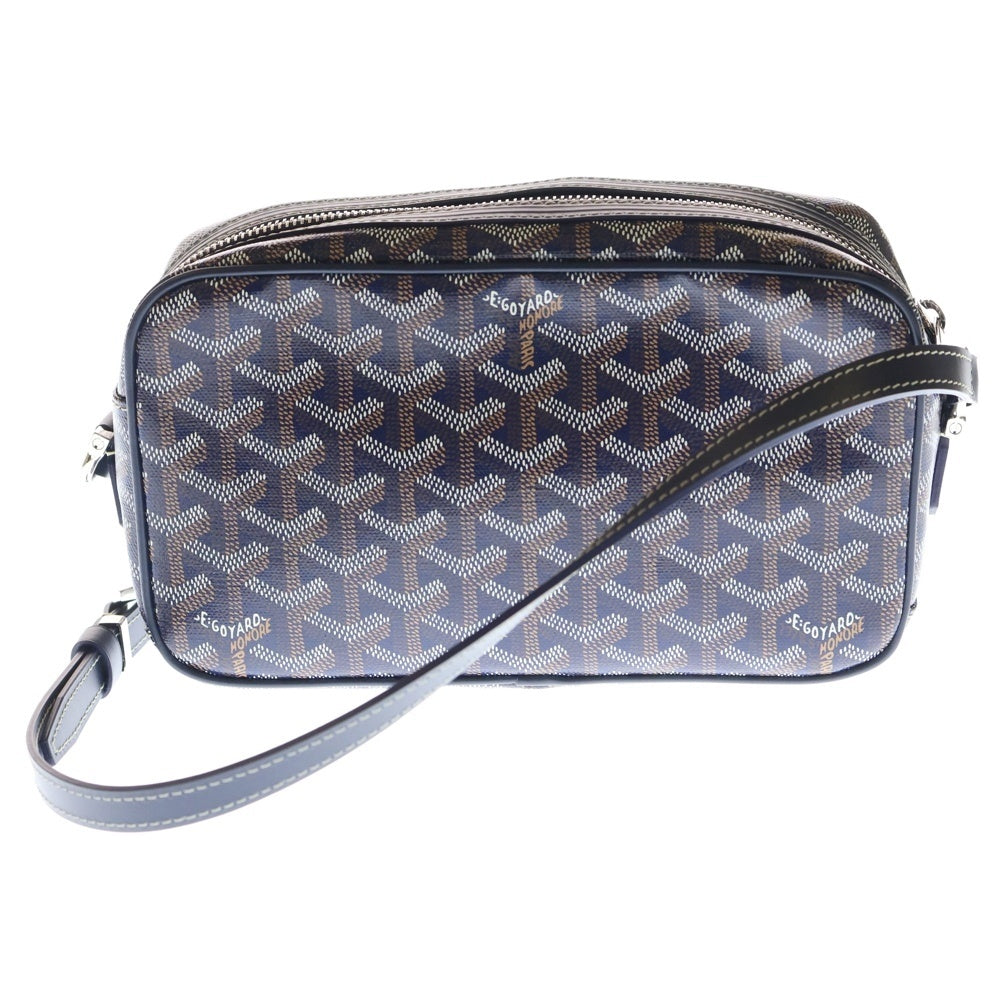 GOYARD(ゴヤール) カップヴェールPM ショルダーバッグ PVC×レザー ネイビー