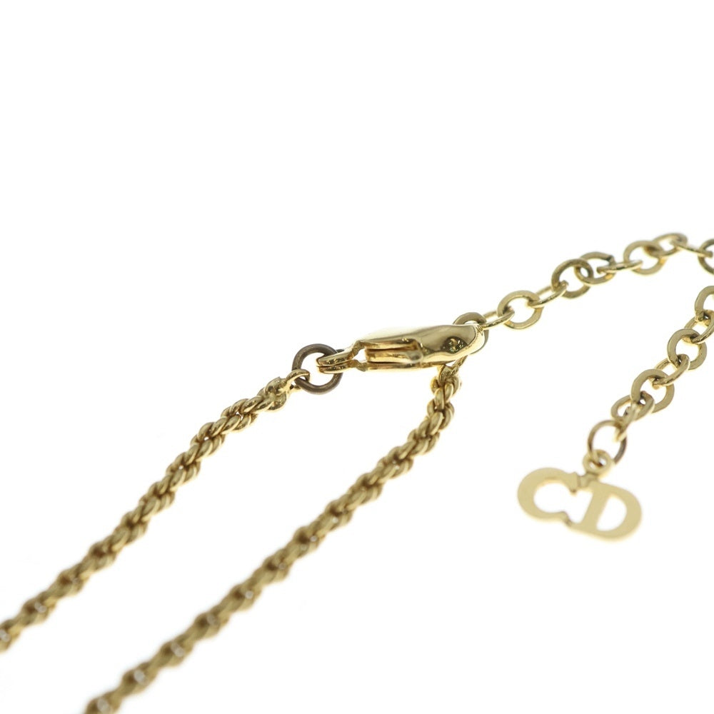 Christian Dior(クリスチャンディオール) ラウンド ネックレス GP ゴールド アクセサリー