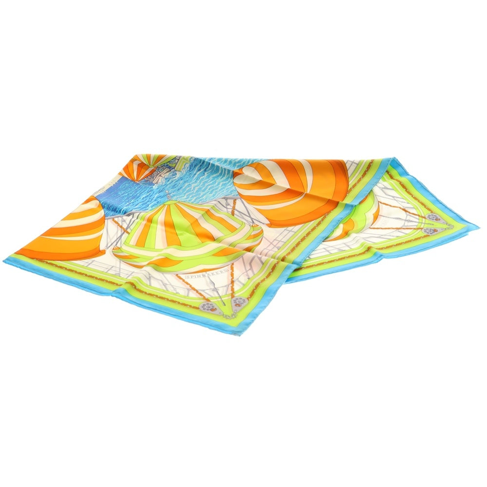 HERMES(エルメス) カレ90 SPIN NAKERS マルチカラー シルクスカーフ