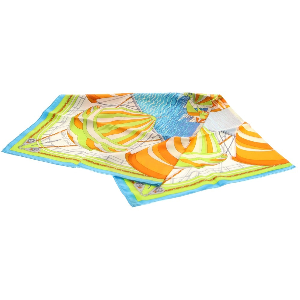 HERMES(エルメス) カレ90 SPIN NAKERS マルチカラー シルクスカーフ