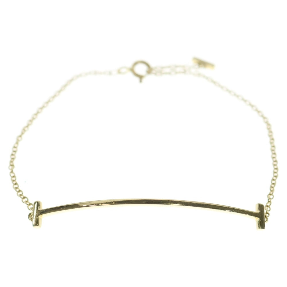 TIFFANY & Co.(ティファニー) Tスマイル スモール ブレスレット K18YG イエローゴールド