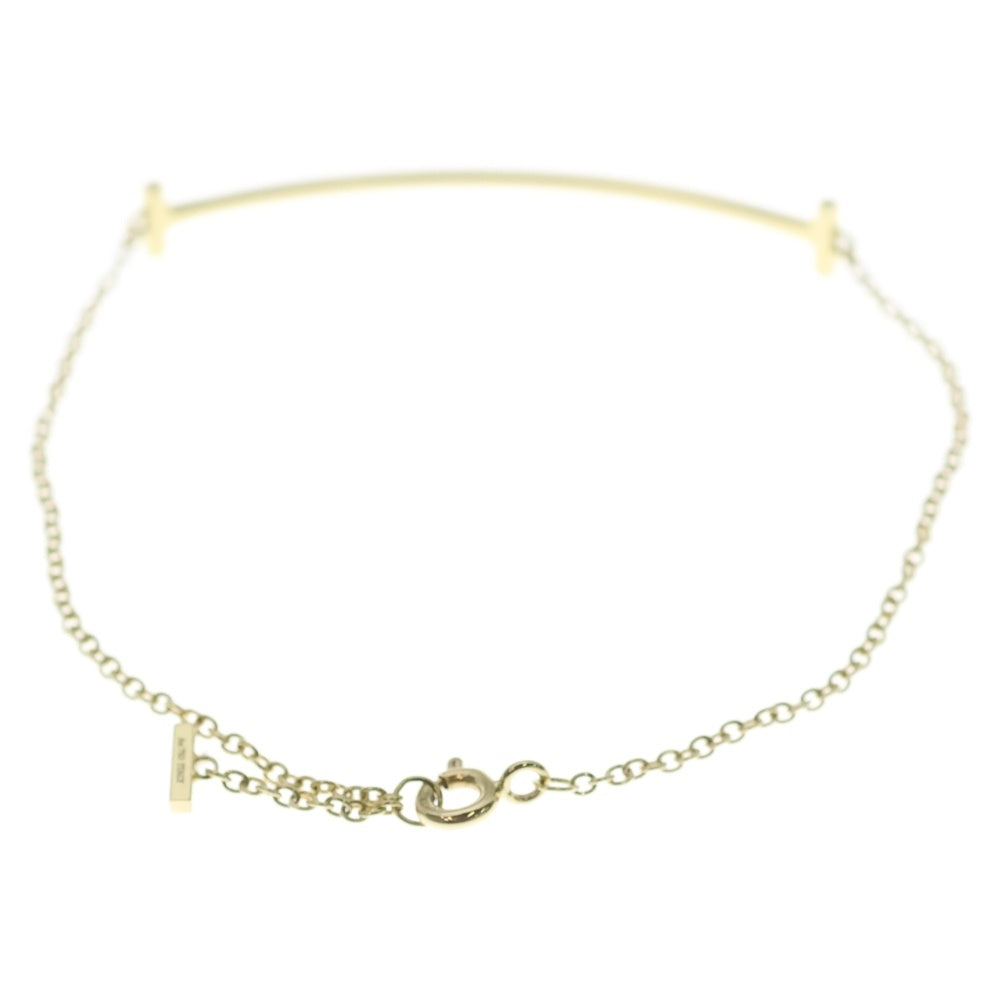 TIFFANY & Co.(ティファニー) Tスマイル スモール ブレスレット K18YG イエローゴールド