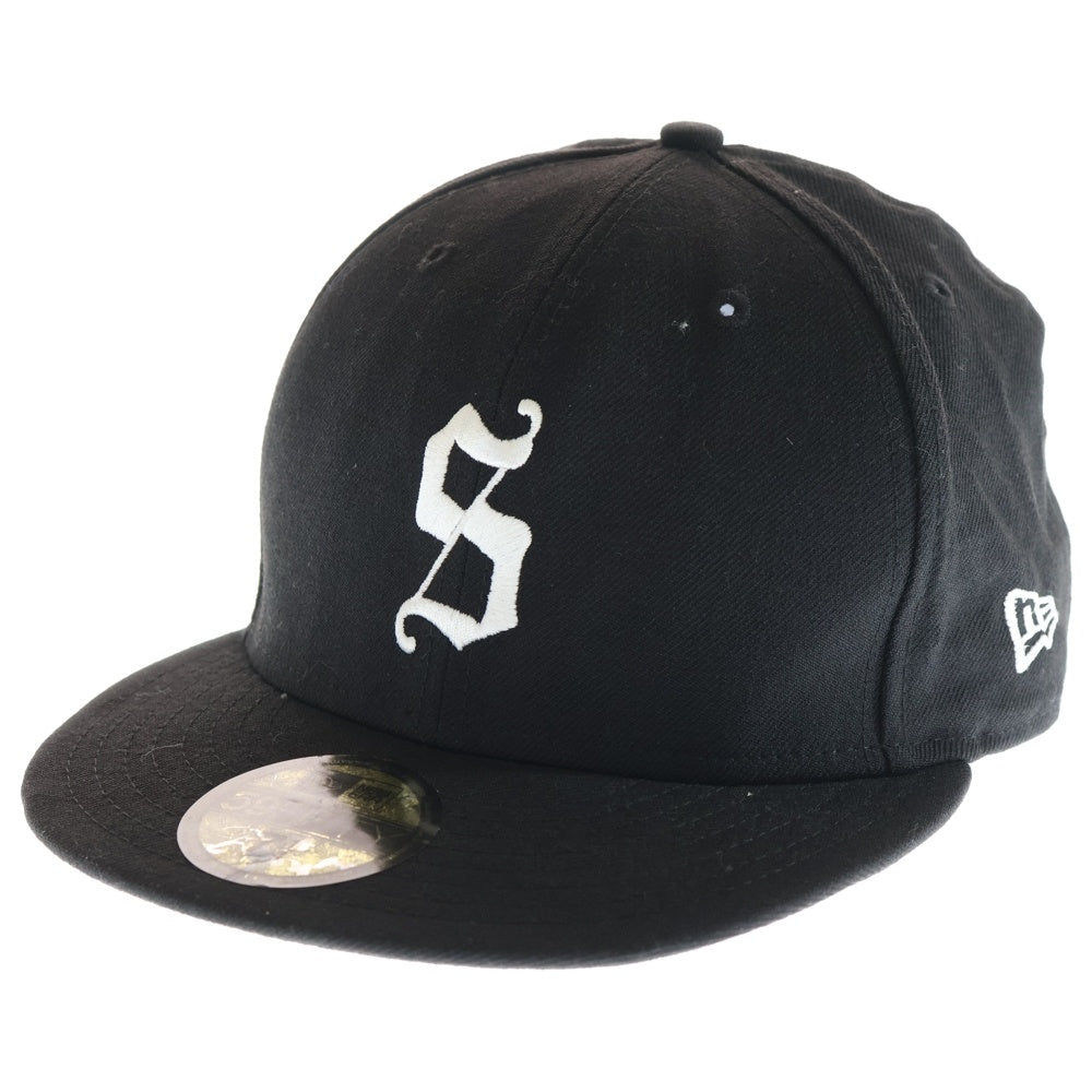 SUPREME(シュプリーム) 11AW S Logo Cap New Era Sロゴ キャップ ベースボール ブラック コットン