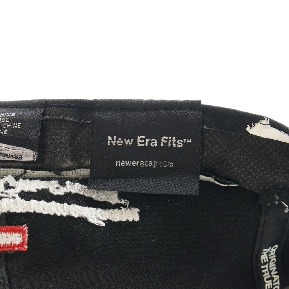 SUPREME(シュプリーム) 11AW S Logo Cap New Era Sロゴ キャップ ベースボール ブラック コットン