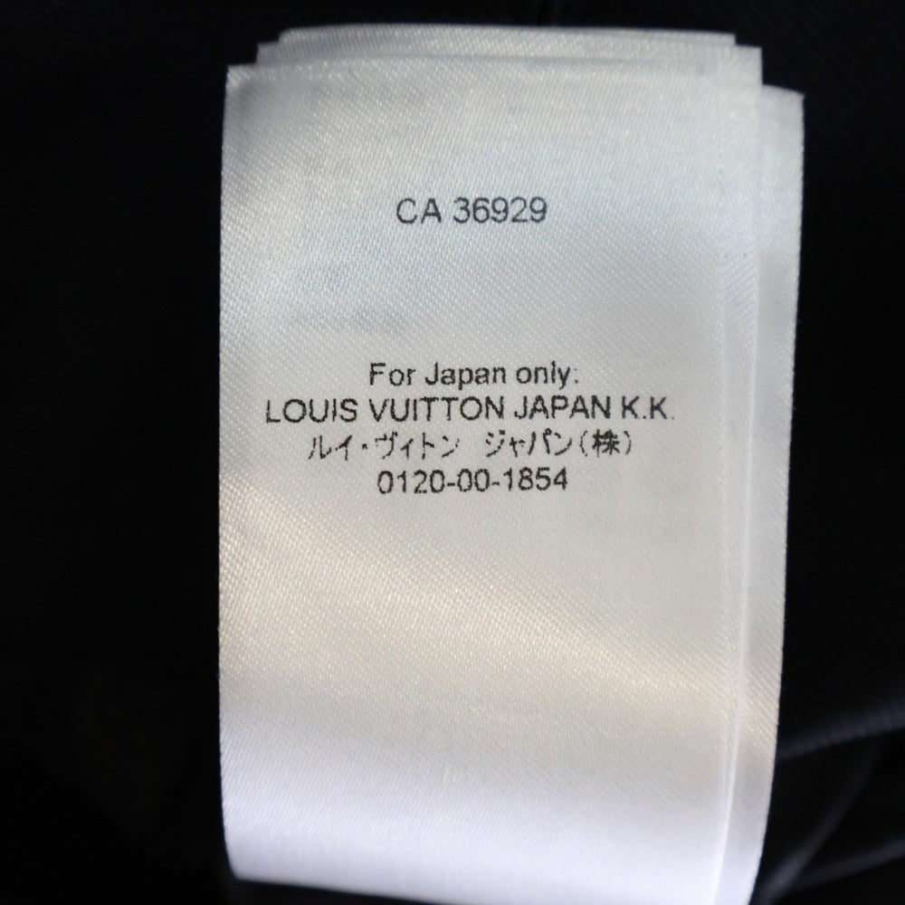 LOUIS VUITTON(ルイヴィトン) 24SS パールバックロゴ エンベリッシュドウールブルゾンジャケット ブラック RM241M FSC HQB31E