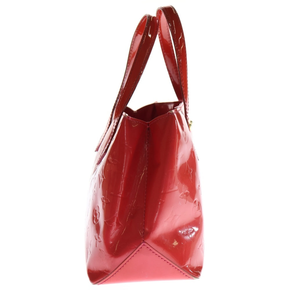 LOUIS VUITTON(ルイヴィトン) モノグラム・ヴェルニ ウィルシャーPM ポムダムール ハンドバッグ ミニバッグ レッド エナメル M93642 ゴールド金具 レディース