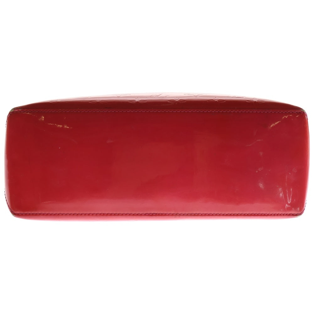 LOUIS VUITTON(ルイヴィトン) モノグラム・ヴェルニ ウィルシャーPM ポムダムール ハンドバッグ ミニバッグ レッド エナメル M93642 ゴールド金具 レディース