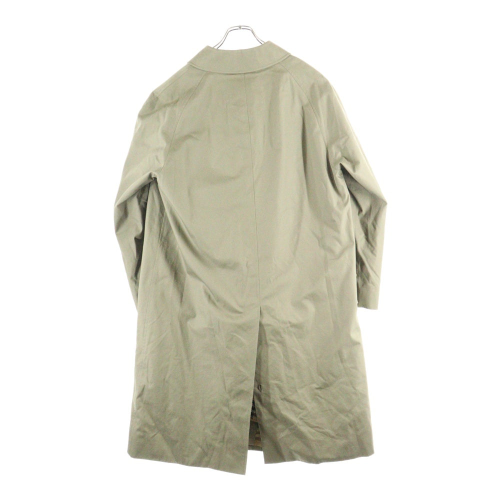 BURBERRY(バーバリー) 裏地ノバチェック柄 ライナー付き コットン ラグランスリーブ ステンカラーコート カーキ/ベージュ