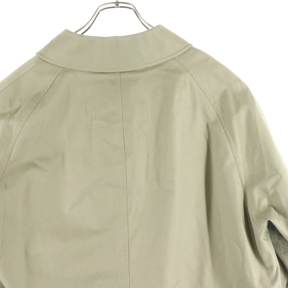 BURBERRY(バーバリー) 裏地ノバチェック柄 ライナー付き コットン ラグランスリーブ ステンカラーコート カーキ/ベージュ