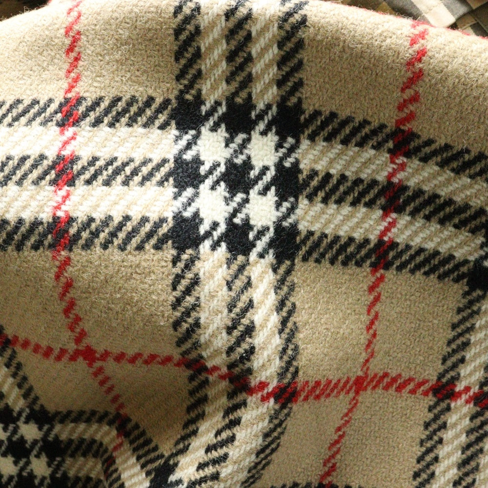 BURBERRY(バーバリー) 裏地ノバチェック柄 ライナー付き コットン ラグランスリーブ ステンカラーコート カーキ/ベージュ