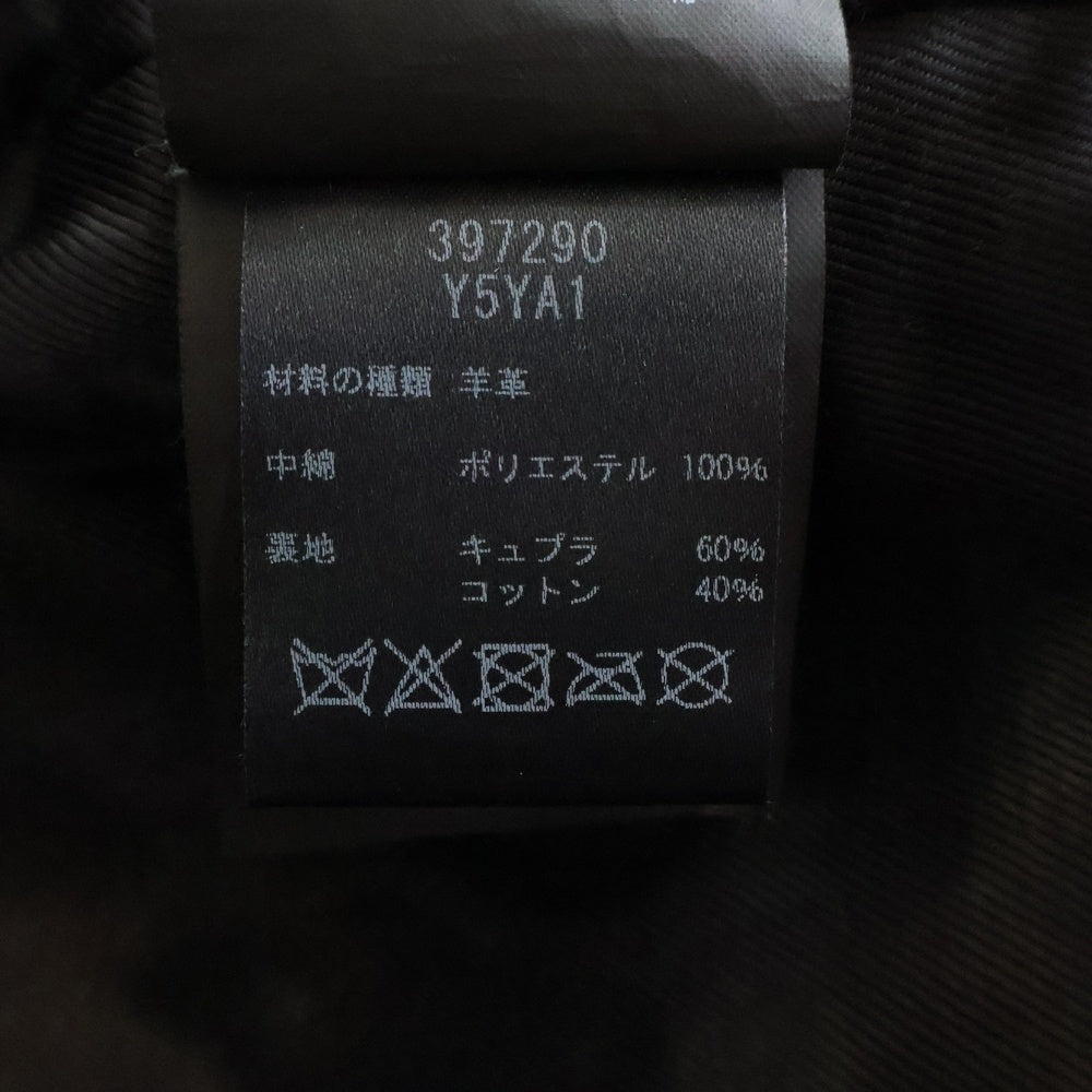 SAINT LAURENT PARIS(サンローランパリ) 15AW L01 CLASSIC MOTORCYCLE LEATHER RIDERS JACKET クラシックモーターサイクル ライダースジャケット レザー ブラック 397290 Y5YA1