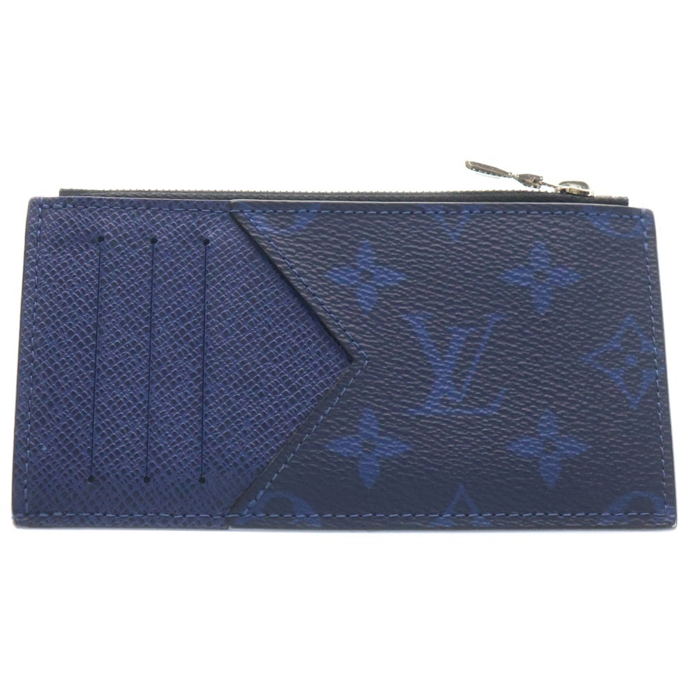LOUIS VUITTON(ルイヴィトン) タイガラマ コインカード・ホルダー フラグメントケース コインケース ブルー コバルト PVC M30270 シルバー金具