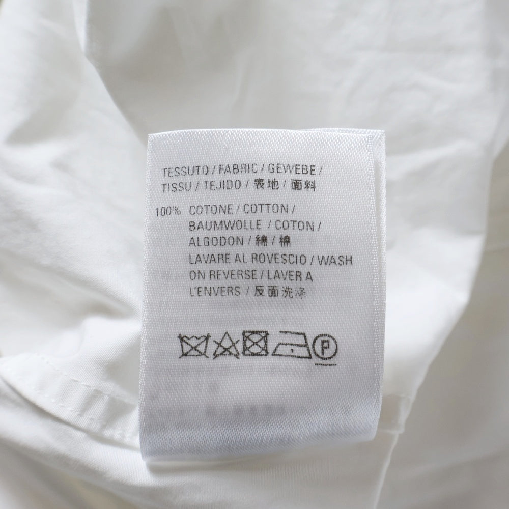 BALENCIAGA(バレンシアガ) ショルダーロゴ ボタンダウン コットン 長袖シャツ ホワイト 621901