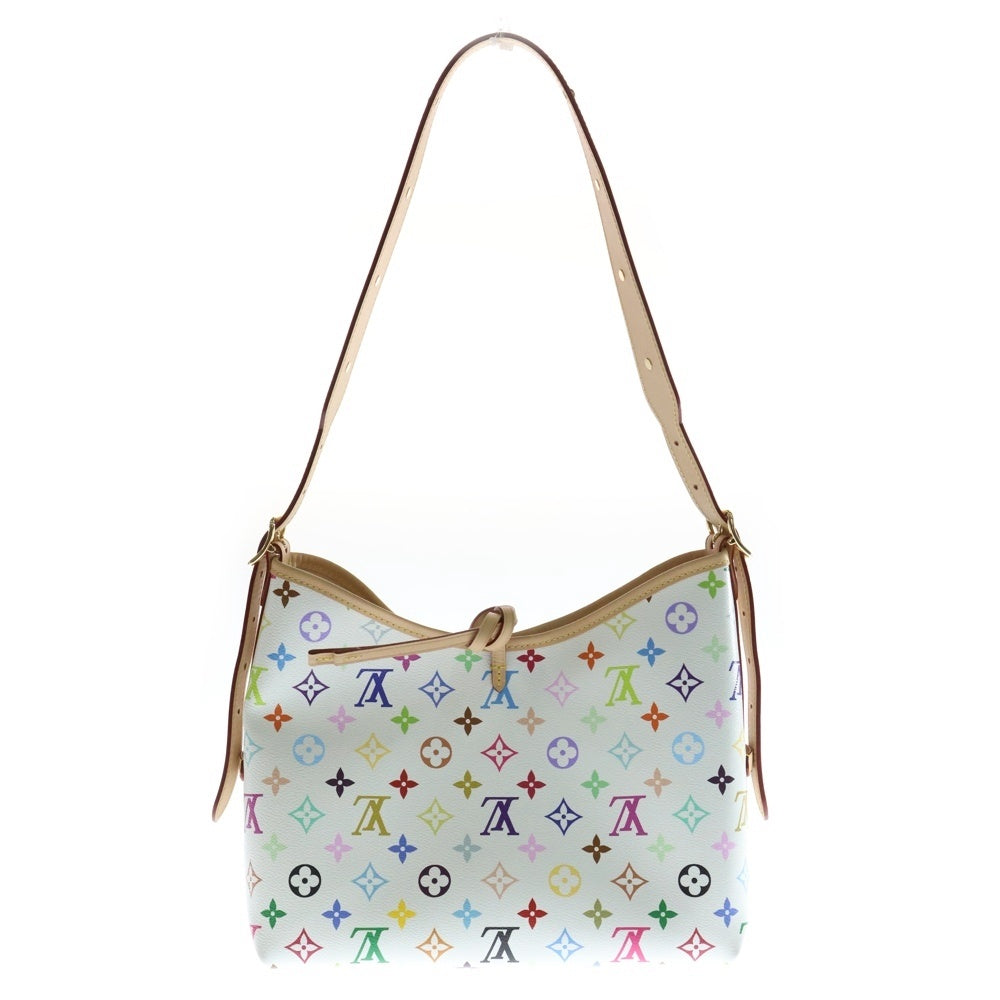 LOUIS VUITTON(ルイヴィトン) LVxTM キャリーオール PM ハンドバッグ ワンショルダーバッグ ホワイト×マルチカラー レザー×PVC M13661 ゴールド金具