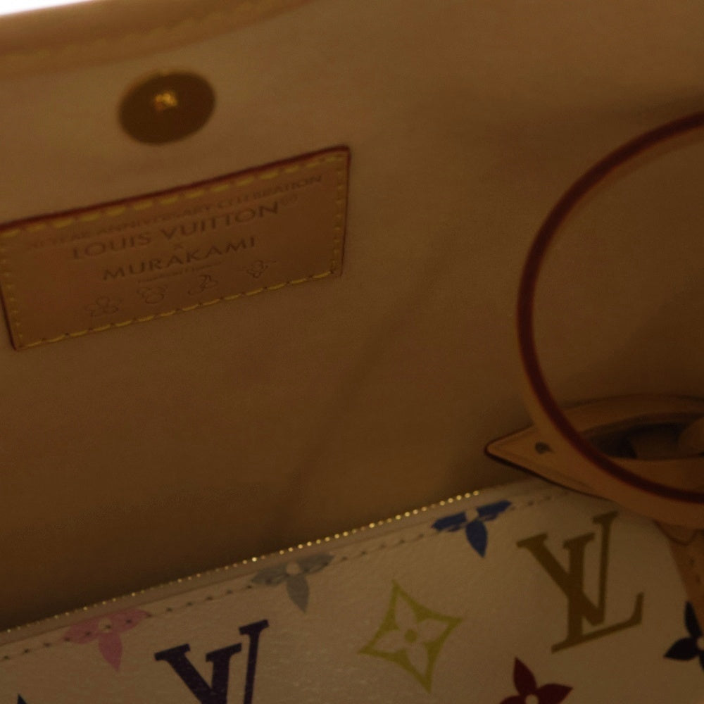 LOUIS VUITTON(ルイヴィトン) LVxTM キャリーオール PM ハンドバッグ ワンショルダーバッグ ホワイト×マルチカラー レザー×PVC M13661 ゴールド金具