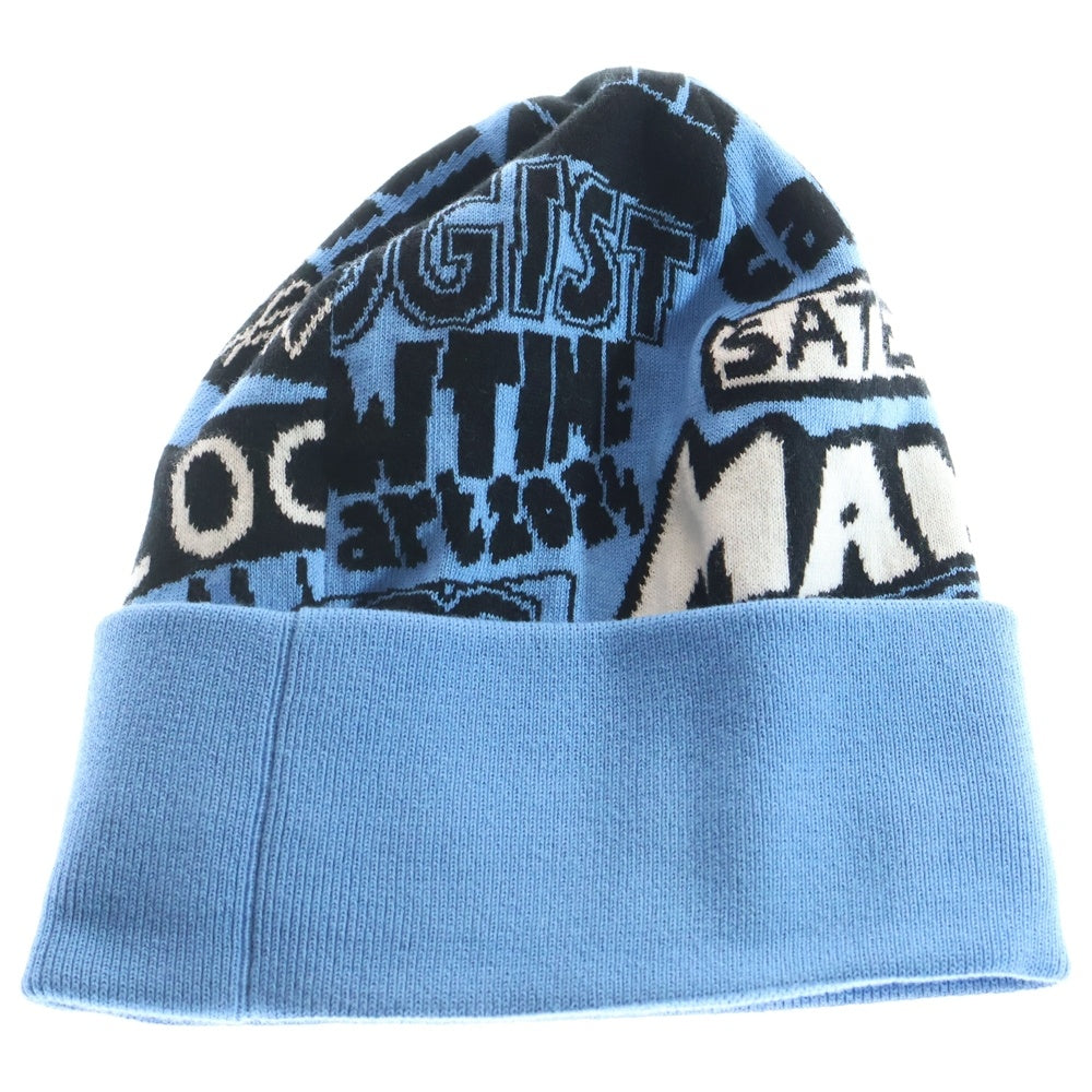 CHANEL(シャネル) メティエダール ニットキャップ ブルー コットン P77599