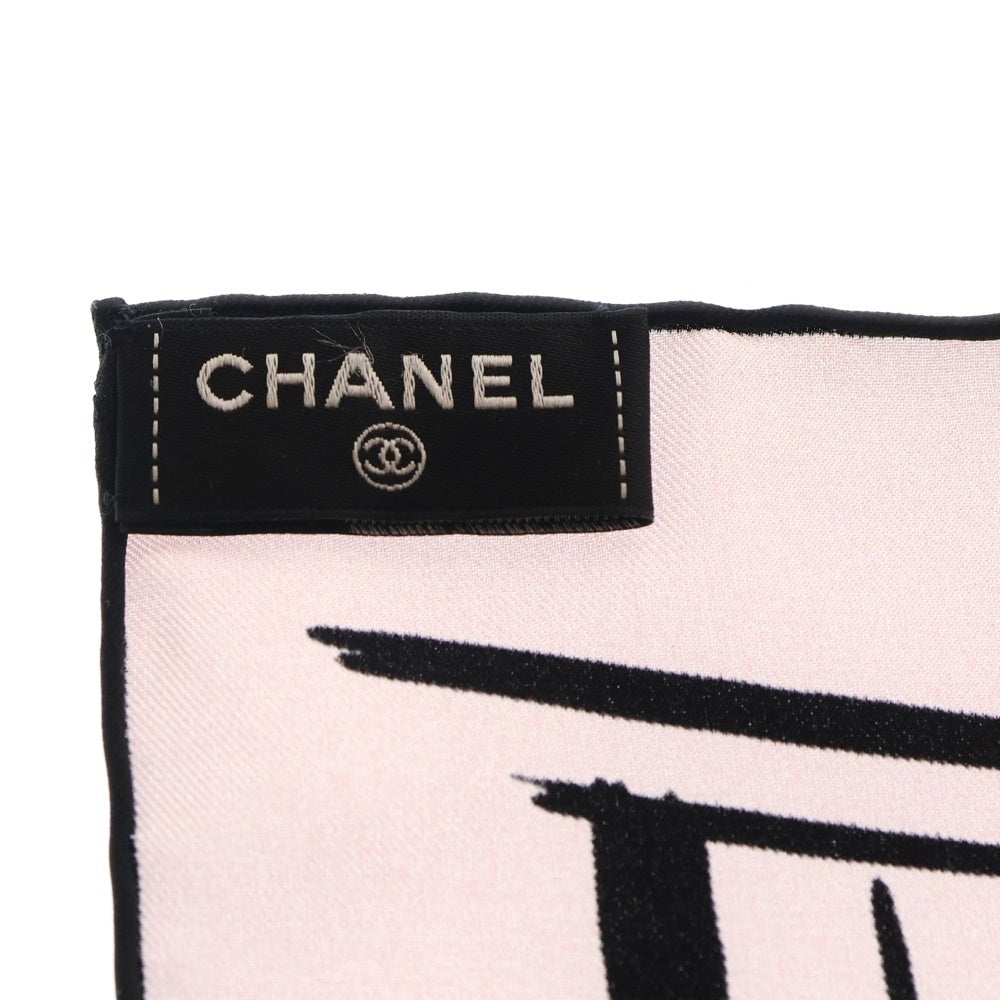 CHANEL(シャネル) カメリア スカーフ ピンク シルク レディース