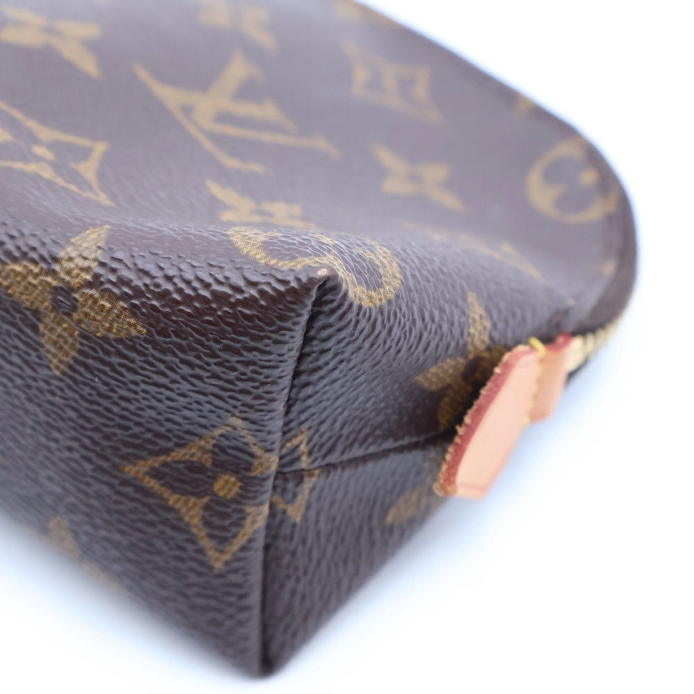 LOUIS VUITTON(ルイヴィトン) モノグラム ポシェットコスメティックPM レザーポーチ 小物入れ ブラウン M47515 レディース