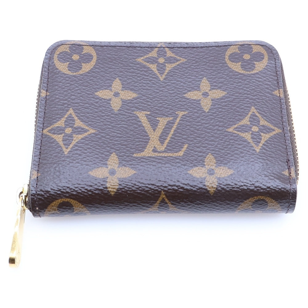 LOUIS VUITTON(ルイヴィトン) モノグラム ジッピーコインパース ブラウン PVC M60067 レディース