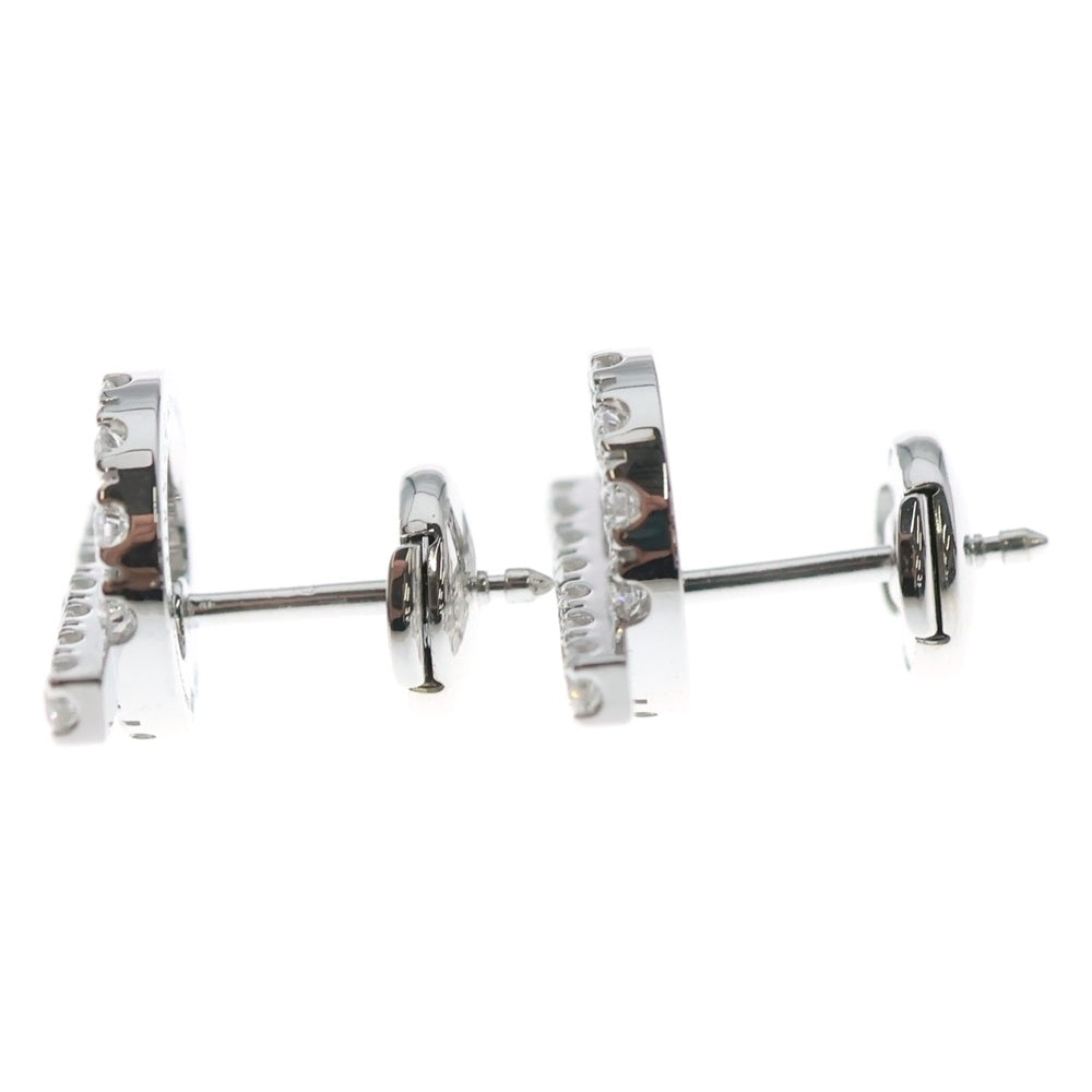 HERMES(エルメス) フィネス ピアス ダイヤモンド Au750 K18 WG ホワイトゴールド レディース