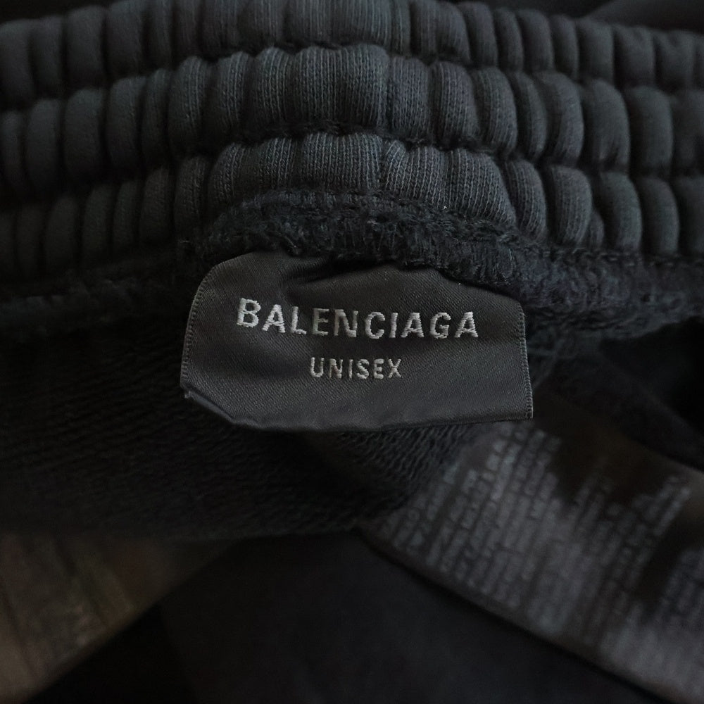 BALENCIAGA(バレンシアガ) フロントロゴ スウェットパンツ ブラック 787357 TQVT8