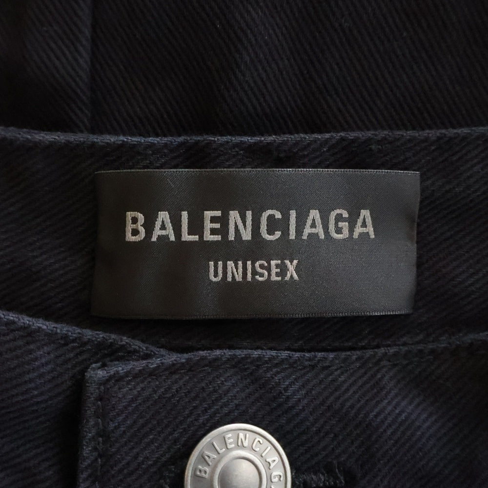 BALENCIAGA(バレンシアガ) Denim flared cargo デニムフレアカーゴパンツ 783694 TNW11