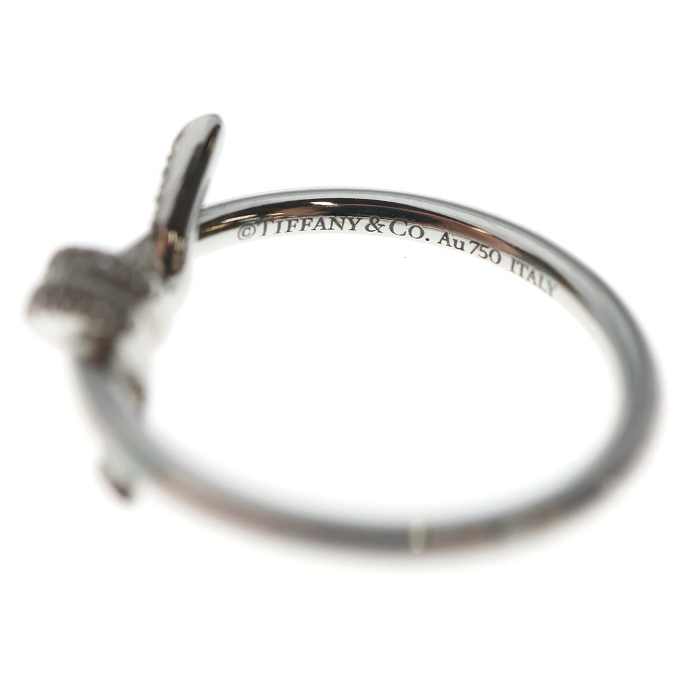 TIFFANY & Co.(ティファニー) ダイヤノットリング ホワイトゴールド K18WG #9 指輪 ジュエリー レディース