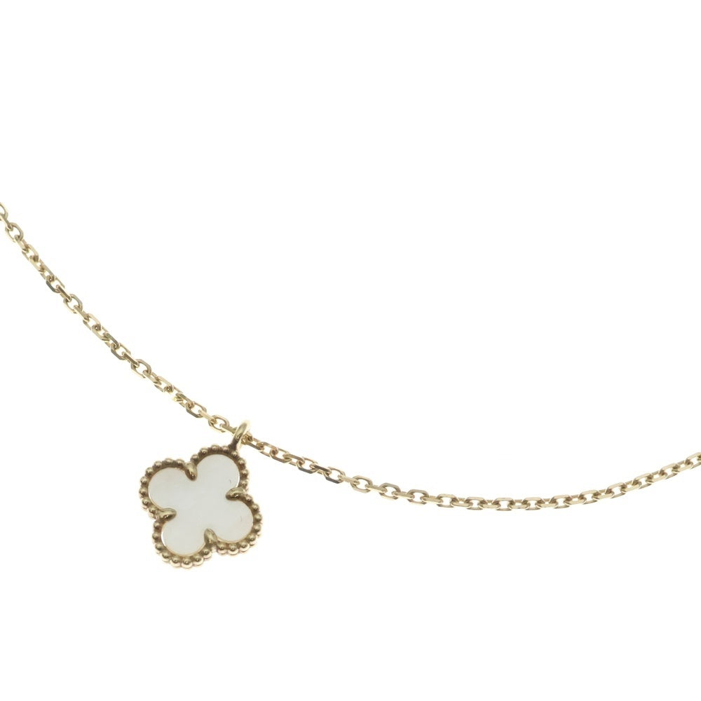 Van Cleef & Arpels(ヴァンクリーフアンドアーペル) スウィートアルハンブラ ネックレス マザーオブパール イエローゴールド K18YG VCARF69100 ジュエリー レディース