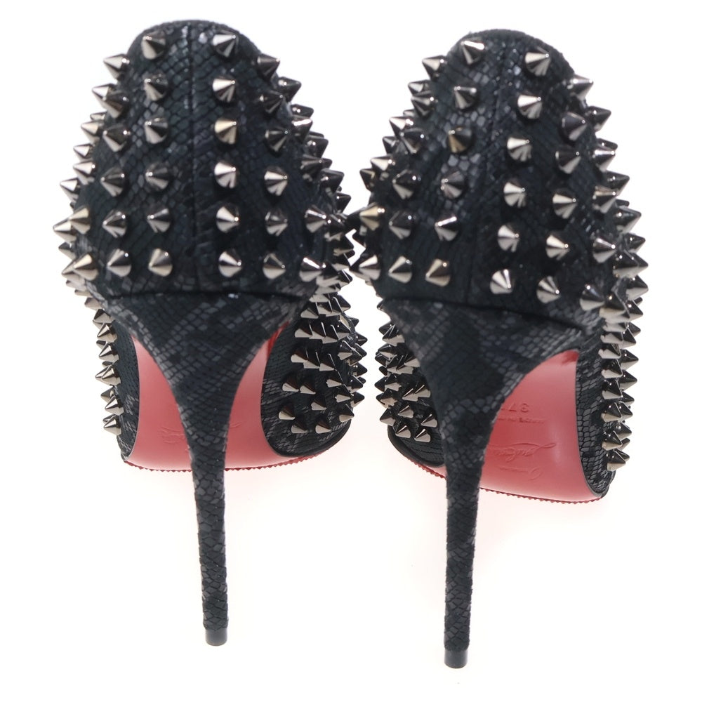 CHRISTIAN LOUBOUTIN(クリスチャンルブタン) スパイクスタッズパンプス シューズ ブラック レディース